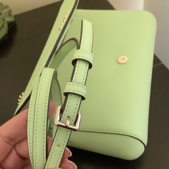 Kate Spade New York Laurel Way Greer Crossbody Bag Light Green Mint OS - Picture 11 of 16